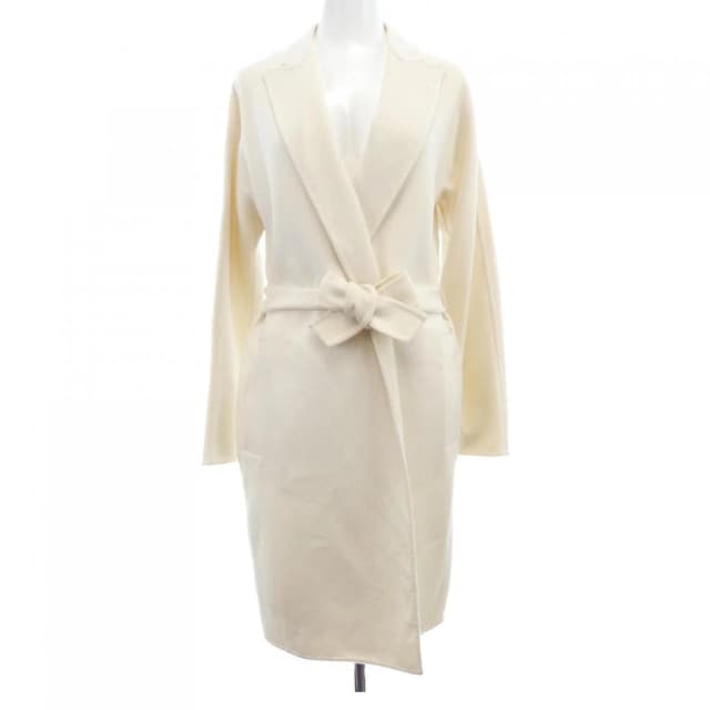 Max Mara Coat White in White from The Reluxe, photo 1 of 1