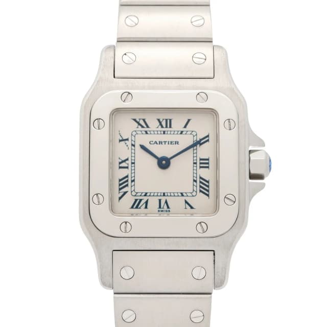 Cartier Watch Santos Galbee SM Silver Stainless Steel in Silver from The Reluxe, photo 1 of 1