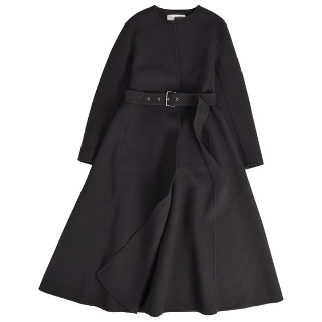 Dior Coat Black in Black Cashmere from The Reluxe, photo 1 of 1