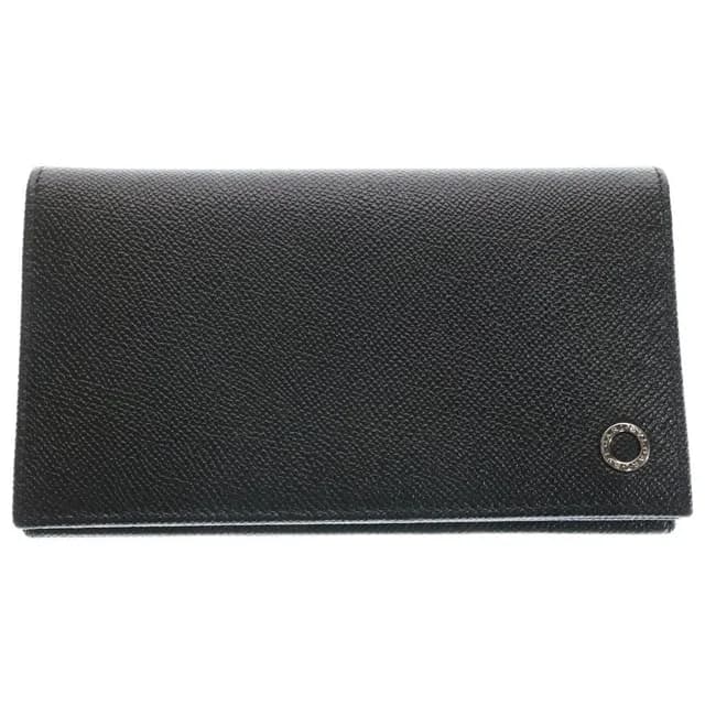 Bvlgari Wallet Black Leather in Black Leather from The Reluxe, photo 1 of 1