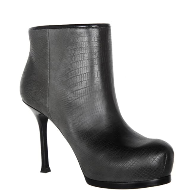 SAINT LAURENT Tribtoo 80 Ankle Boot, Black, image 1 of 1 from Cultstatus