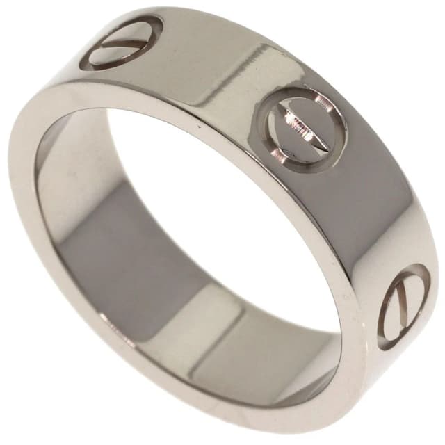 Cartier Love Ring 50 18K White Gold in White from The Reluxe, photo 1 of 1