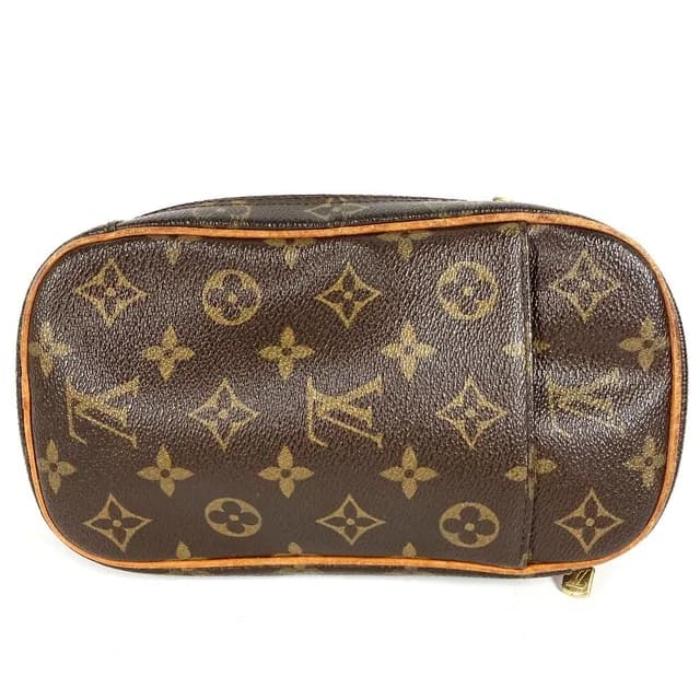 Louis Vuitton Belt Bag Pochette Gange Monogram Canvas Brown in Brown Coated canvas from The Reluxe, photo 1 of 1