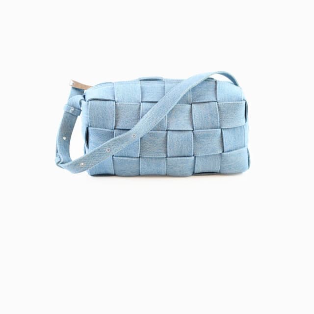 Bottega Veneta Denim Brick Cassette Light Blue in Blue Denim from The Purse Affair, photo 1 of 1