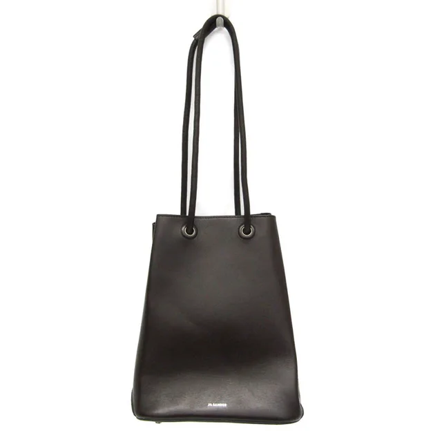 Jil Sander Crossbody Drawstring Bag Men,Women Leather Handbag,Shoulder Bag Dark Brown in Dark brown Leather from Elady, photo 1 of 1