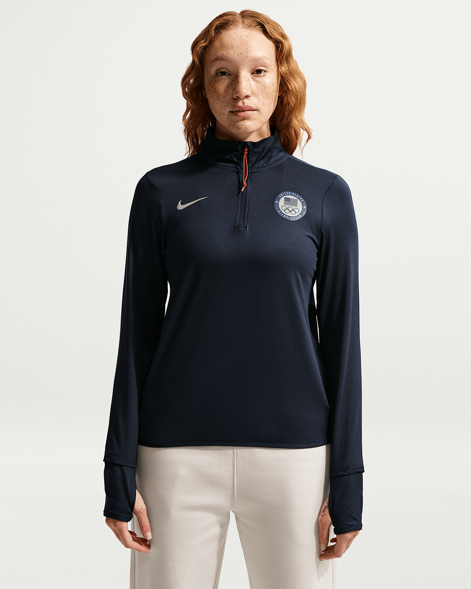 Nike United States Olympic Team Swift Element in Obsidian, image 1 of 1 from Nike