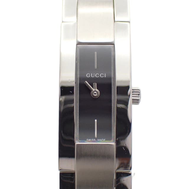 Gucci Bracelet Watch Quartz Black Dial SS in Black from The Reluxe, photo 1 of 1