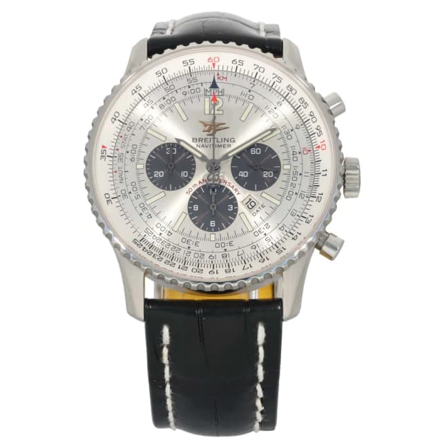 Breitling Navitimer A41322 42mm Stainless Steel Watch in Leather from H&T, photo 1 of 1