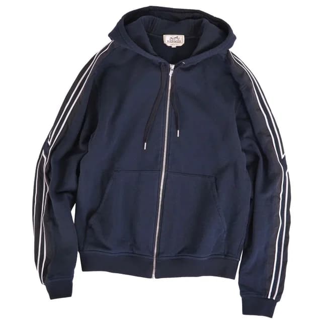 Hermès Hoodie Run Navy in Navy Nylon from The Reluxe, photo 1 of 1