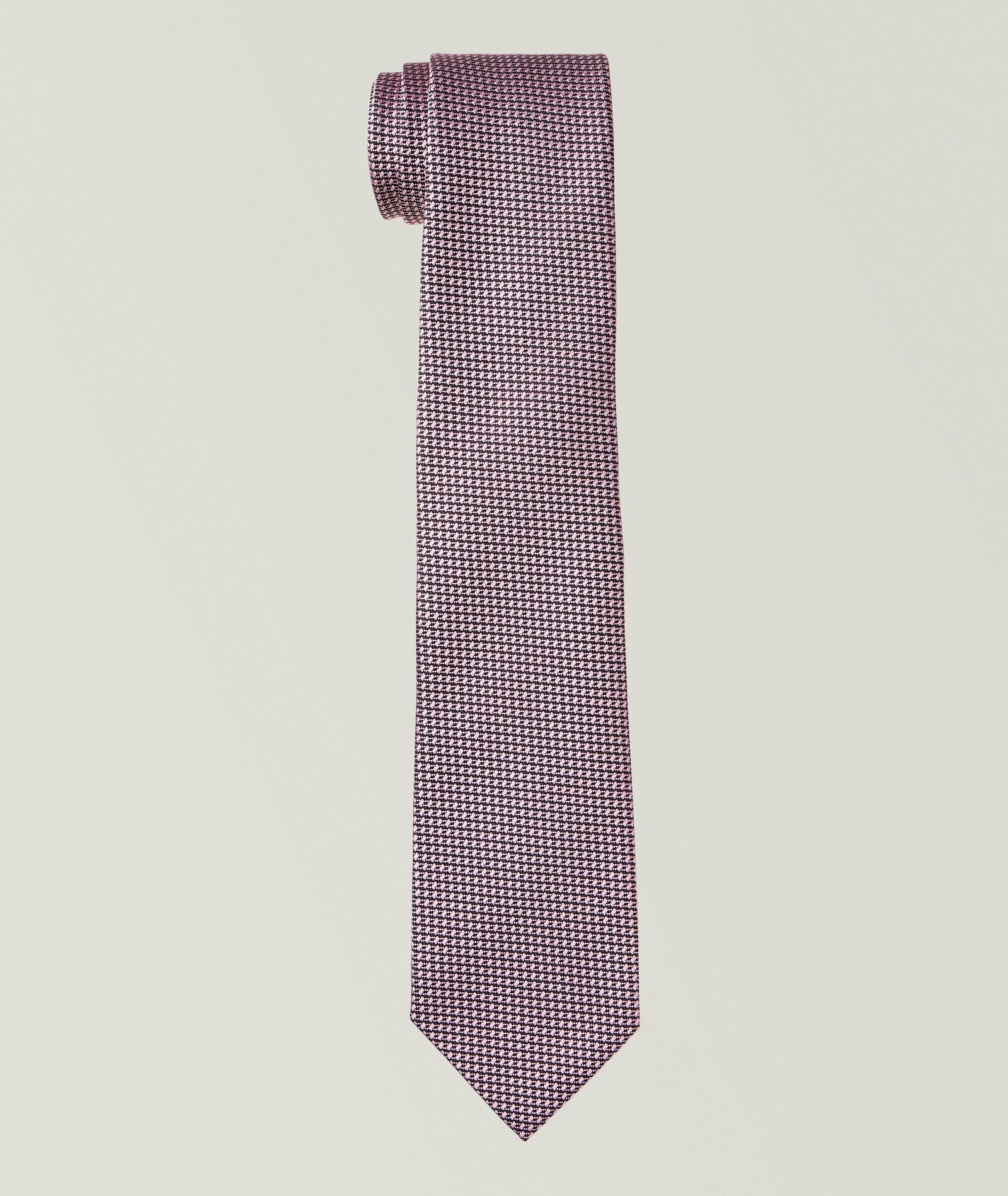 Jacquard Silk Tie in Pink, image 1 of 1 from Harry Rosen