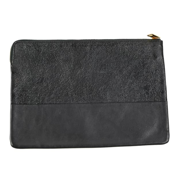 Celine Pouch Black in Black Leather from The Purse Affair, photo 1 of 1