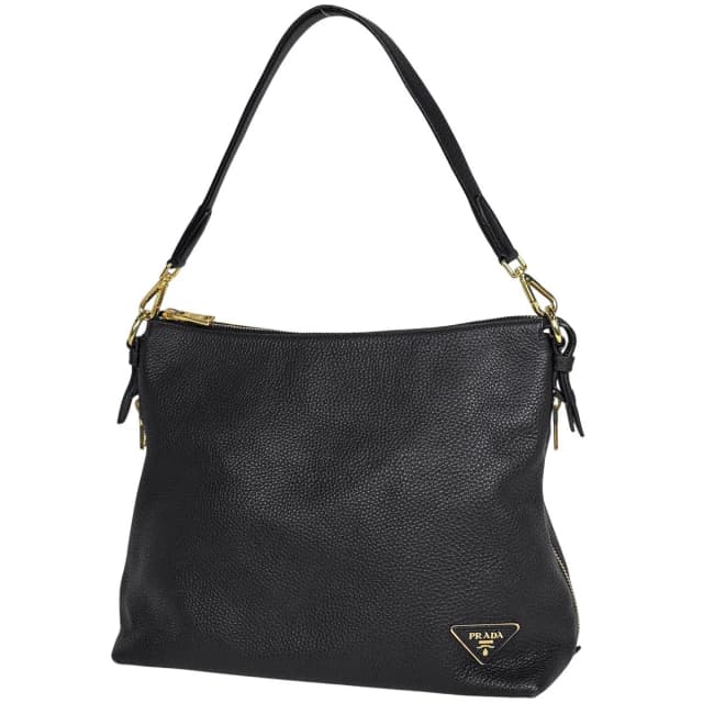 Prada Shoulder Bag Leather Nero in Black Leather from The Reluxe, photo 1 of 1