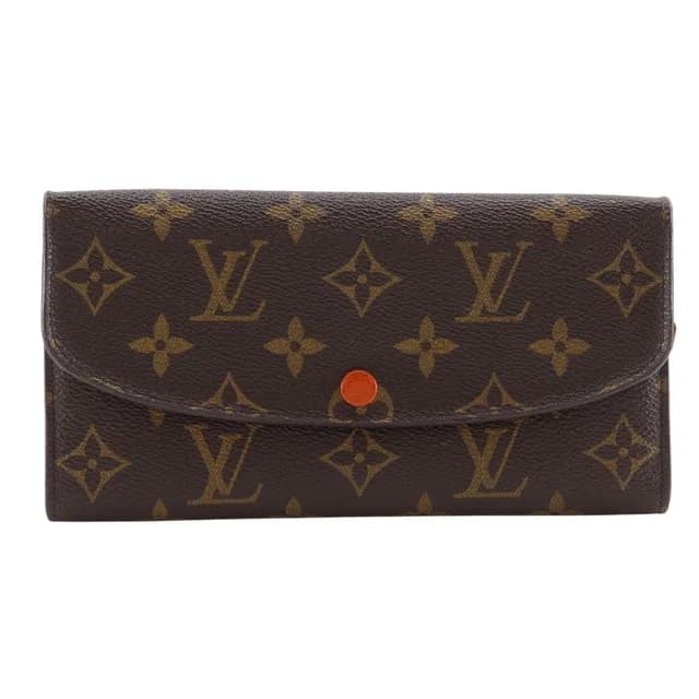 Louis Vuitton Emily Monogram Canvas Brown Orange Long in Brown Coated canvas from The Reluxe, photo 1 of 1