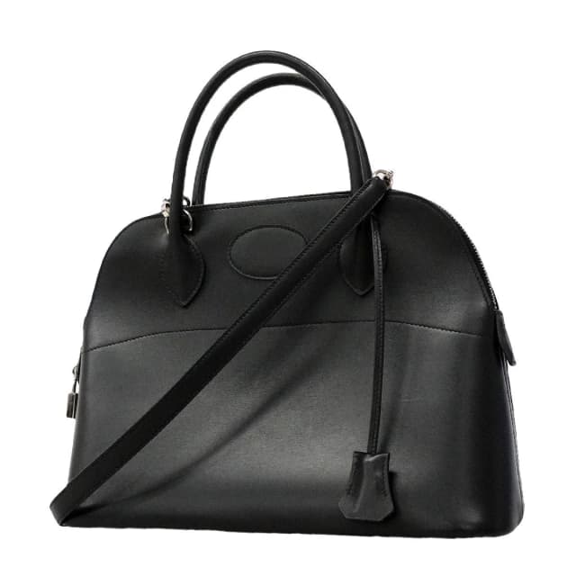 Hermès Handbag Bolide 31 Box Calf Black Silver 2-Way Bag in Black Box leather from The Reluxe, photo 1 of 1