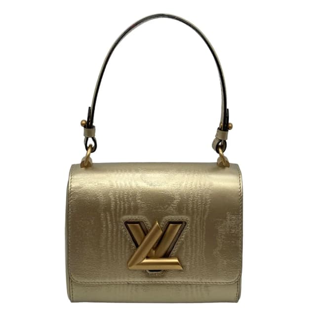 Louis Vuitton Twist PM Leather Satchel Bag Gold in Gold Leather from Dallas Designer Handbags, photo 1 of 1