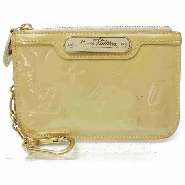 Louis Vuitton Beige Monogram Vernis Pochette Cles Coin Pouch Keychain in Beige from Bagriculture, photo 1 of 1