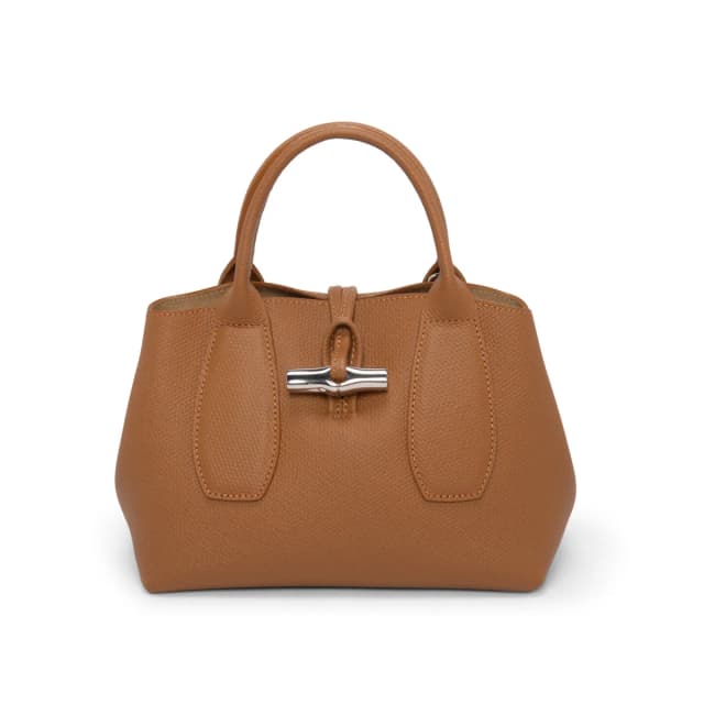 Longchamp Small Le Roseau Bag in Tan Calfskin from Blue Spinach, photo 1 of 1