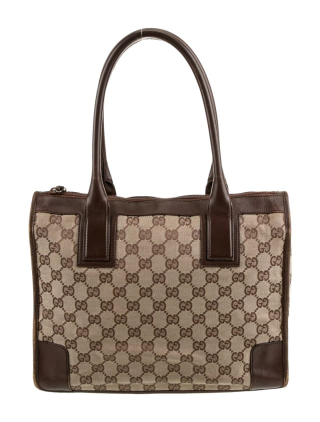 Gucci Top Handle Other bag in Brown Canvas from The RealReal, photo 1 of 1