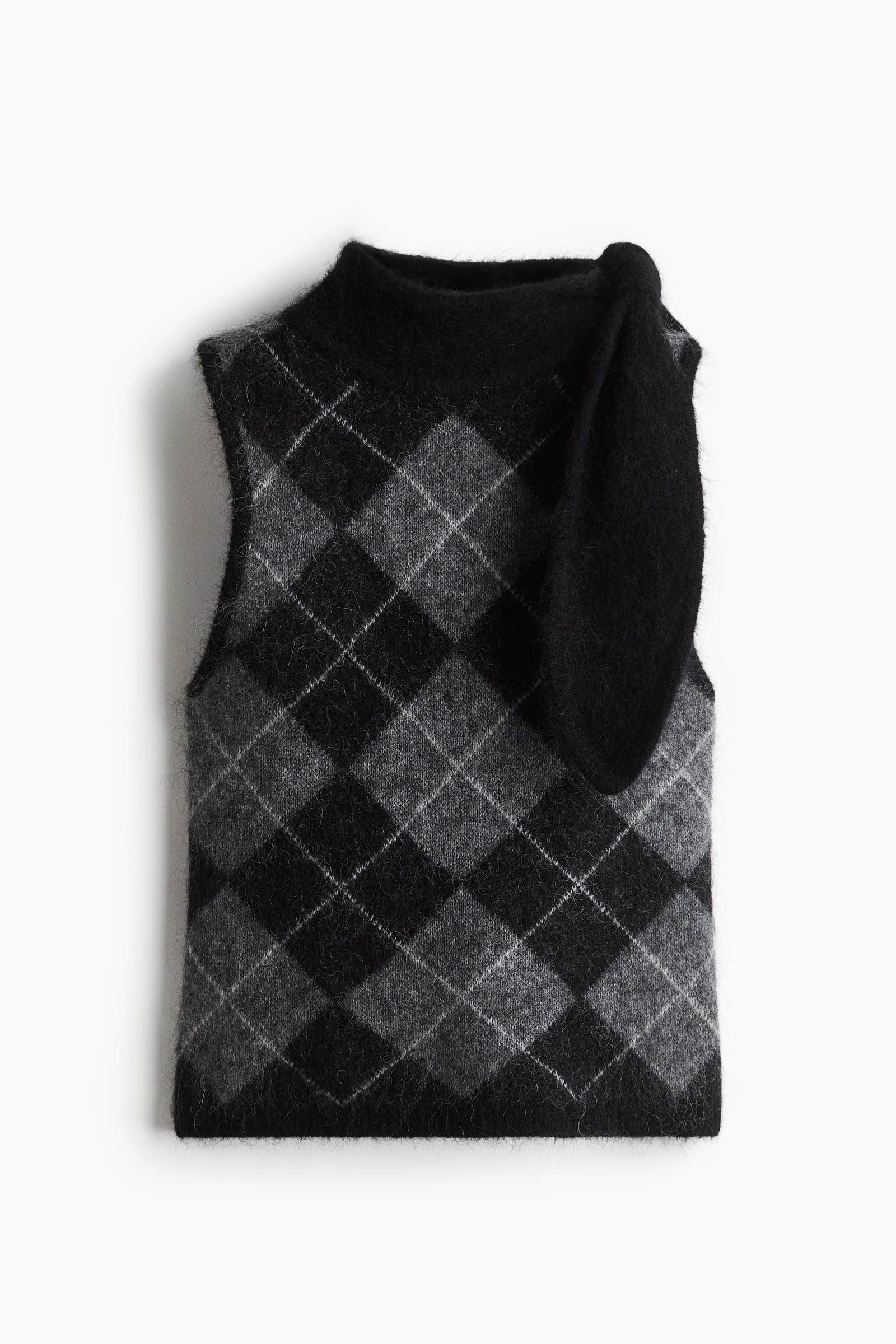 H&M Mohair-Blend Scarf-Collar Top, image 1 of 1 from H&M (Canada)