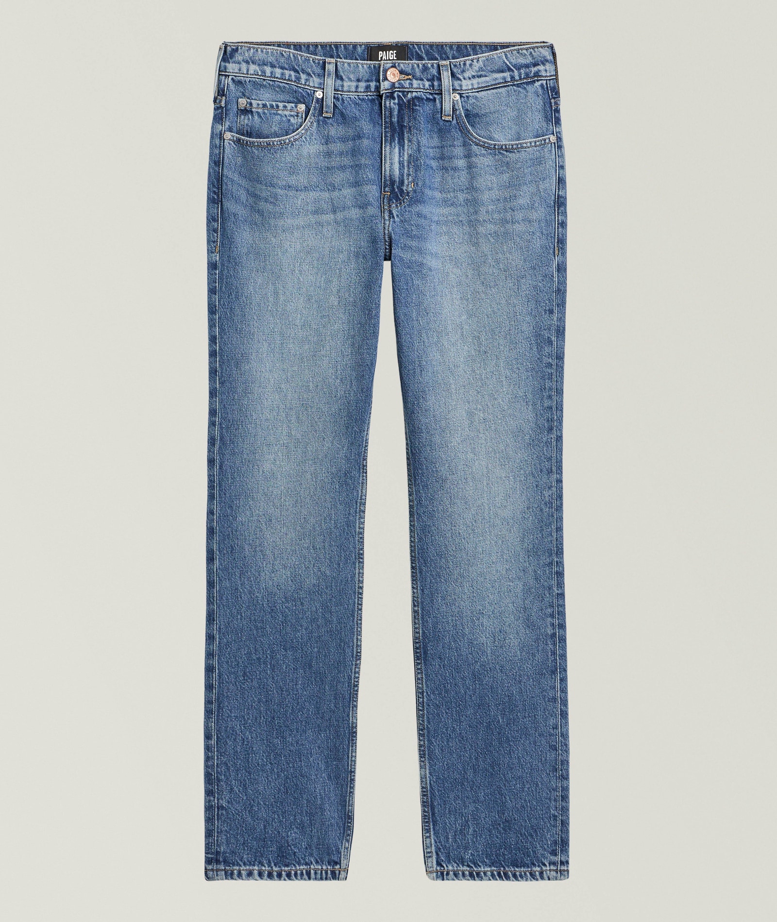 Paige Federal Slim-Straight Jeans in Blue, image 1 of 1 from Harry Rosen