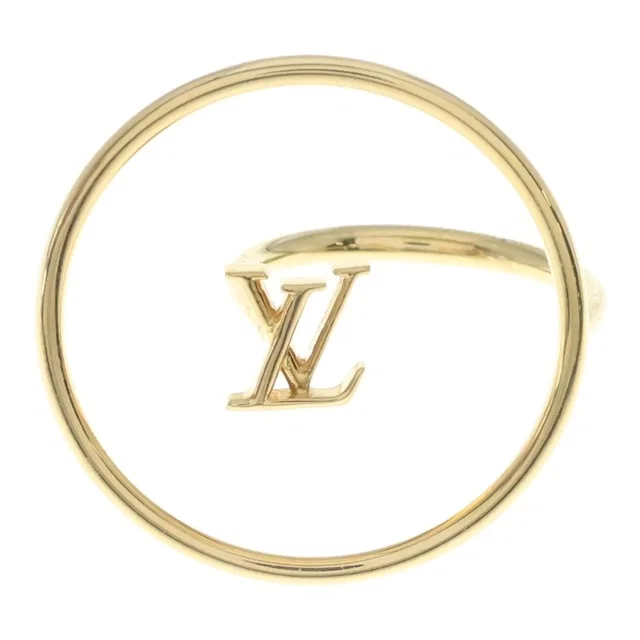 Bague LV Eclipse Logo Ring Gold in Gold from The Reluxe, photo 1 of 1