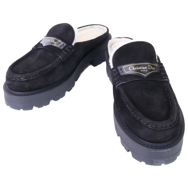 Dior Boy Shearling Fleece Mules from The Reluxe, photo 1 of 1