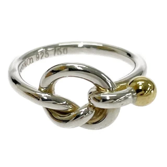 Tiffany & Co. Silver Love Knot Ring in Silver from The Reluxe, photo 1 of 1