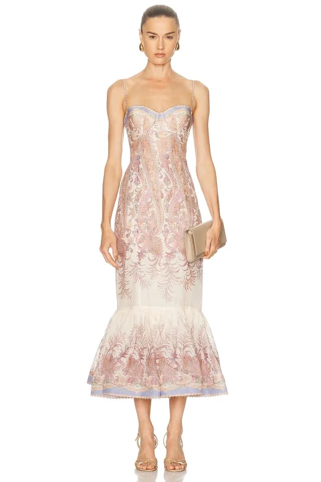 Zimmermann Alchemy Gown in Beige, image 1 of 1 from FWRD