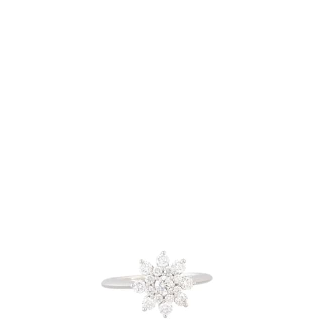 Tiffany & Co. Flower Diamond Platinum Ring from Luxe.It.Fwd, photo 1 of 1
