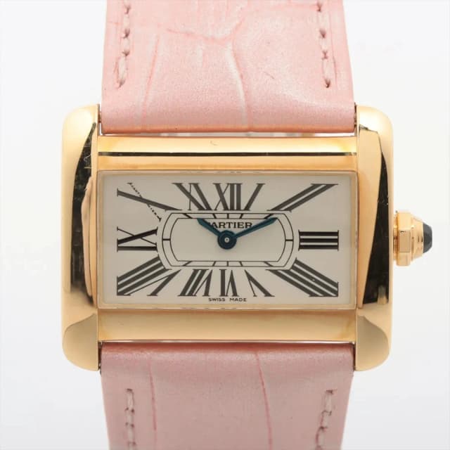 Cartier Mini Tank Divan Yellow Gold Quartz Watch W6300356 in Yellow from The Purse Affair, photo 1 of 1