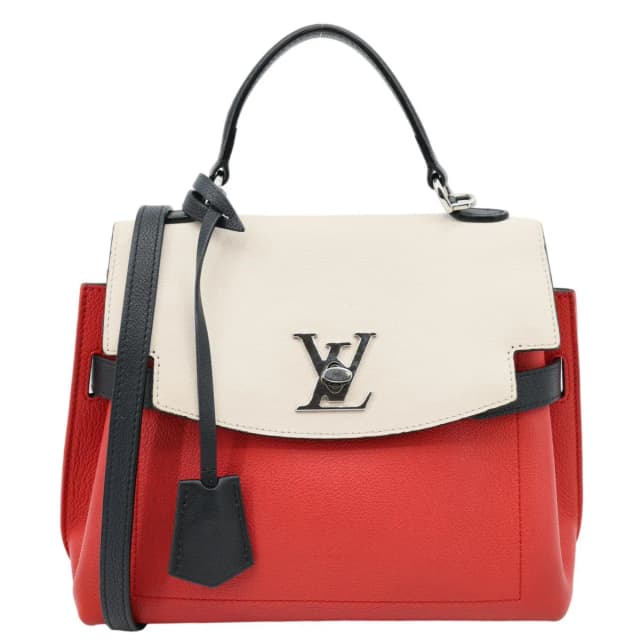 Louis Vuitton Lockme Ever Leather Crossbody Bag Red in Red Leather from Dallas Designer Handbags, photo 1 of 1