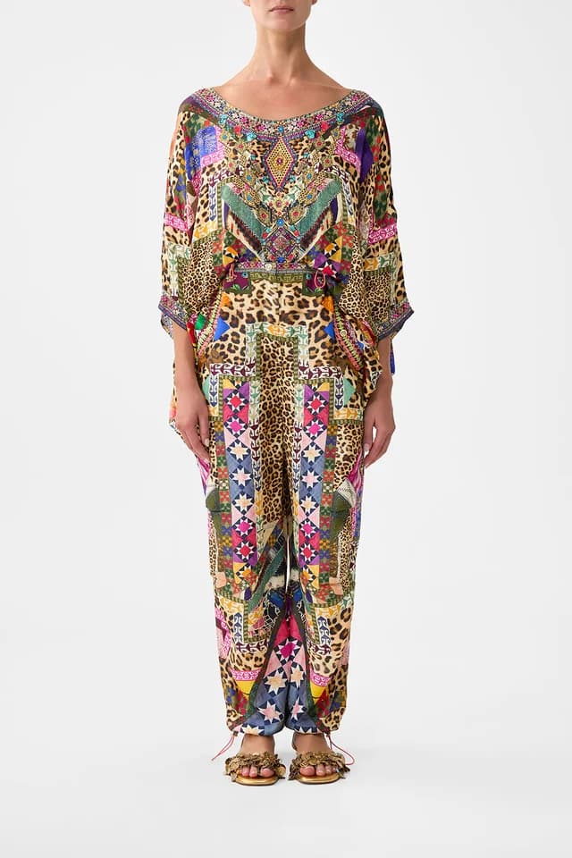 Camilla eBoutique PARACHUTE PANT EMBROIDERED EVER AFTER, image 1 of 1 from CAMILLA