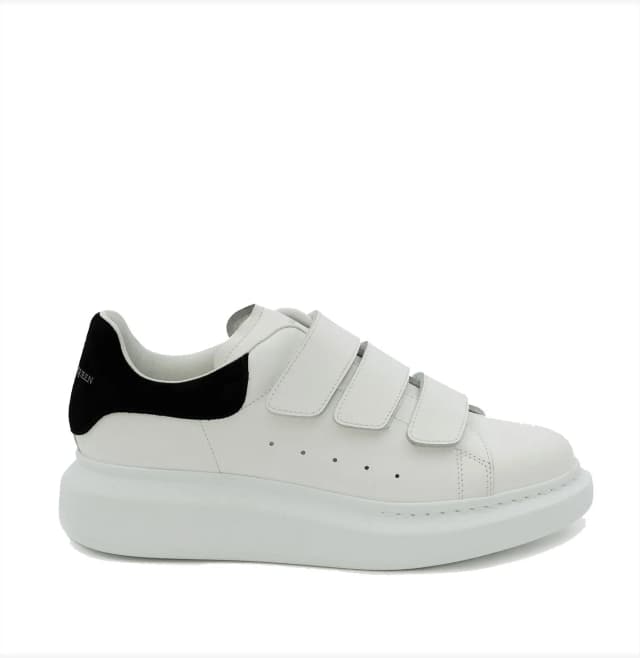 Alexander McQueen ES Velcro Sneakers Suede Tab, Black, image 1 of 1 from Cultstatus