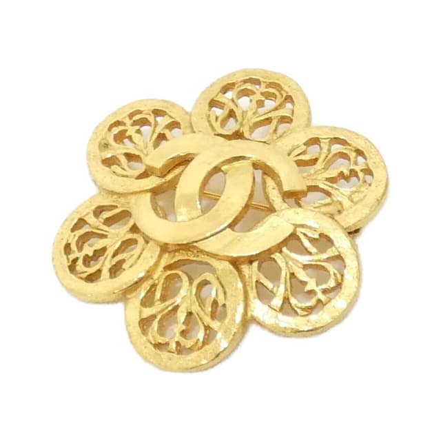 Chanel Vintage Brooch Gold in Gold from The Reluxe, photo 1 of 1