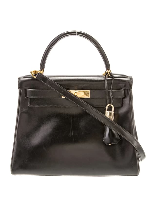 Hermès Top Handle Other bag in Black Box leather from The RealReal, photo 1 of 1
