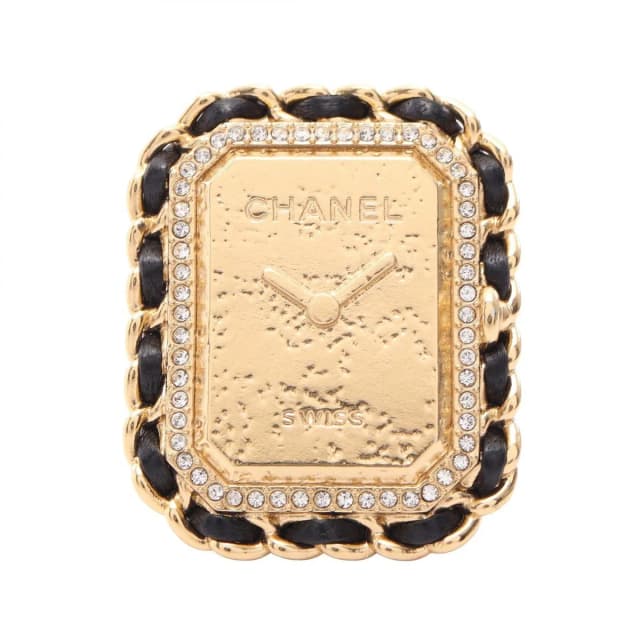 Chanel Ring Premiere Watch Motif Leather Design in Leather from The Reluxe, photo 1 of 1