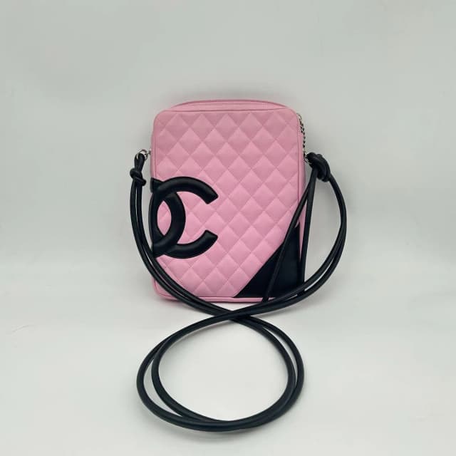 Chanel CC Logo Cambon Shoulder Bag Pink in Pink Lambskin from The Reluxe, photo 1 of 1