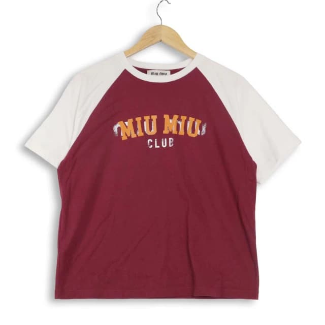 Miu Miu T-Shirt White in White from The Reluxe, photo 1 of 1