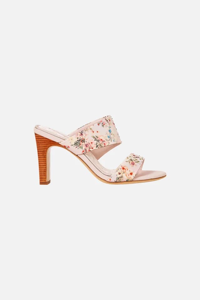 Camilla eBoutique PAMELA ASYMMETRICAL HEEL SANDAL TWILIGHT IN ISTANBUL, image 1 of 1 from CAMILLA