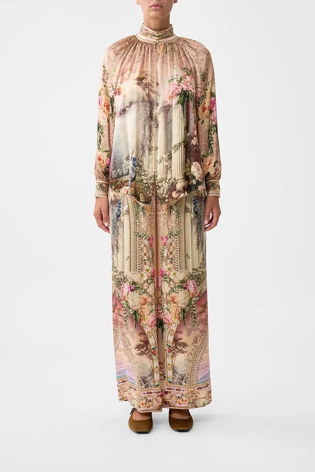 Camilla eBoutique RAGLAN BUTTON UP SHIRT WATERCOLOUR WONDERLAND, image 1 of 1 from CAMILLA