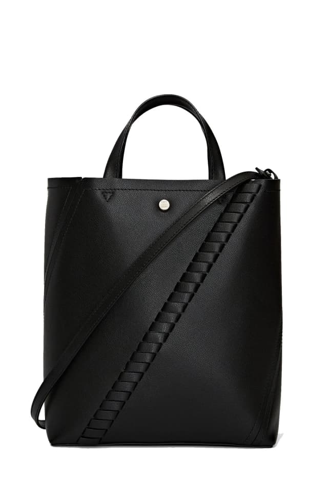 Proenza Schouler PS Hex Tote Grained, Black, image 1 of 1 from Cultstatus