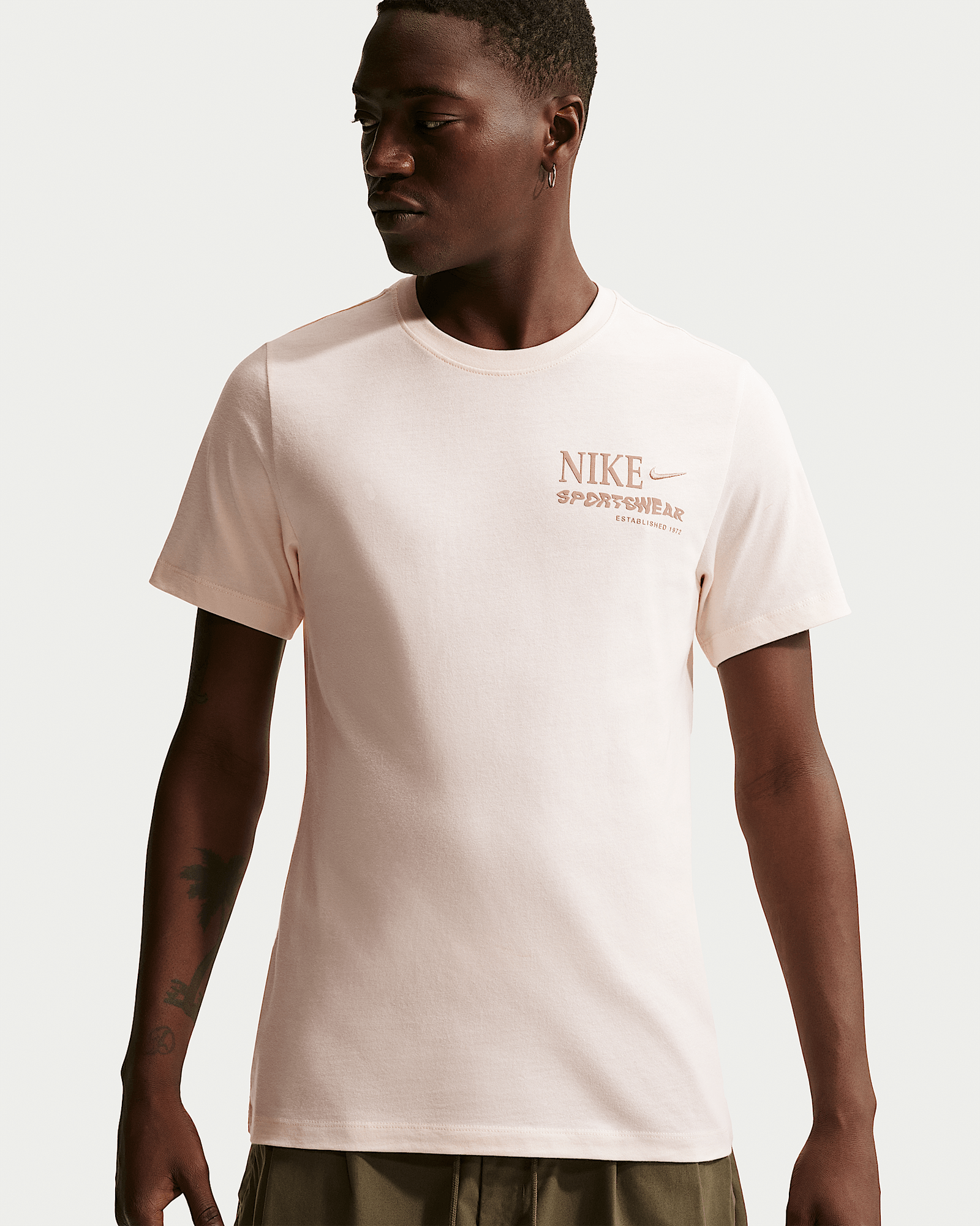 Nike Sportswear in Chalk/Particle Pink, image 1 of 1 from Nike