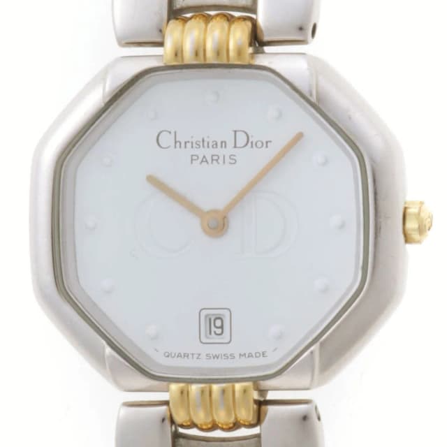 Dior Swing Watch Stainless Steel White Quartz in White from The Reluxe, photo 1 of 1