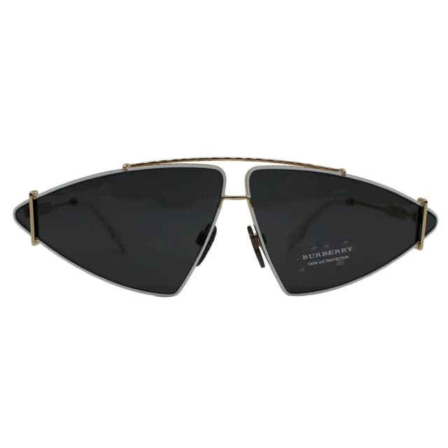 Burberry BE3111-101787 Gold Sunglasses Grey Lens in Grey from Dallas Designer Handbags, photo 1 of 1