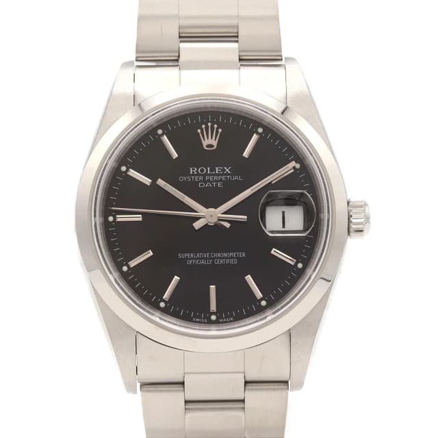 Rolex Oyster Perpetual Date SS Automatic Number Watch from The Reluxe, photo 1 of 1