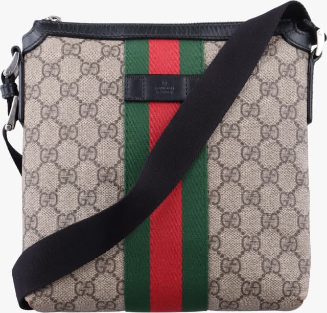Gucci Web GG Supreme Messenger Beige Multicolor in Beige from The Reluxe, photo 1 of 1