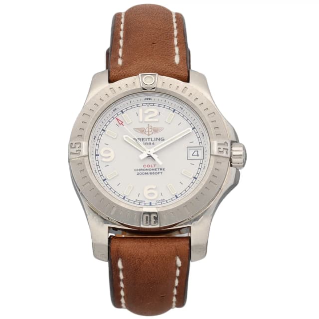 Breitling Colt A74389 36mm Stainless Steel Watch in Leather from H&T, photo 1 of 1