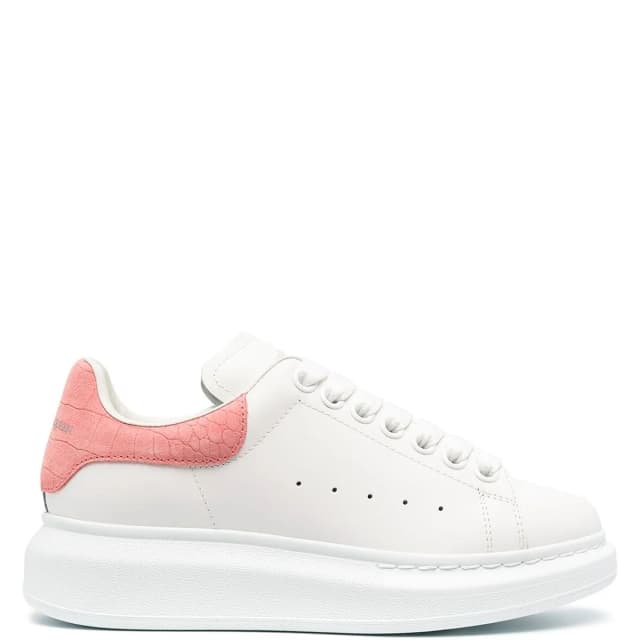 Alexander McQueen ES Sneaker Croc Nubuck Tab, Rose, image 1 of 1 from Cultstatus