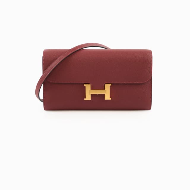 Hermès Constance To Go Rouge H - April 2026 in Burgundy Epsom leather from The Purse Affair, photo 1 of 1