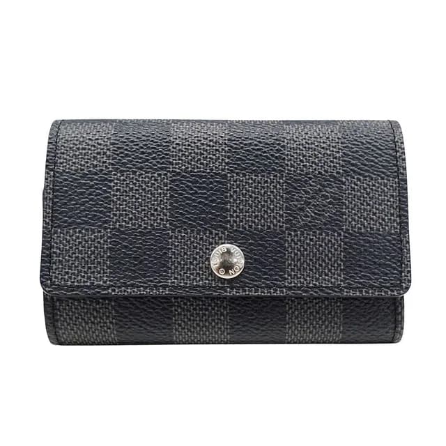 Louis Vuitton Key Case Damier Graphite Canvas Multicles 6 Black 6 Small Compact in Black Canvas from The Reluxe, photo 1 of 1